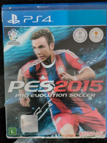 PES 2015 (PS4) Pro Evolution Soccer - Impecável para Colecionadores - Liquido !