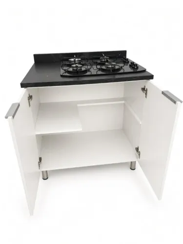 Cooktop com armario - Fogão