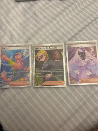Cartinhas Pokémon originais Juiz Jaci e Recruta