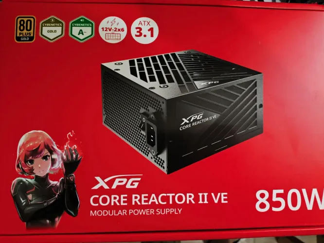 Fonte XPG Core Reactor II VE 850W 80 Plus Gold Full Modular!