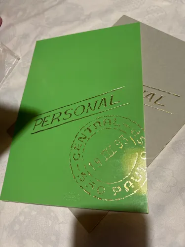 Bloco Personal antigo folhas de fichário sem desenho ( unitário )