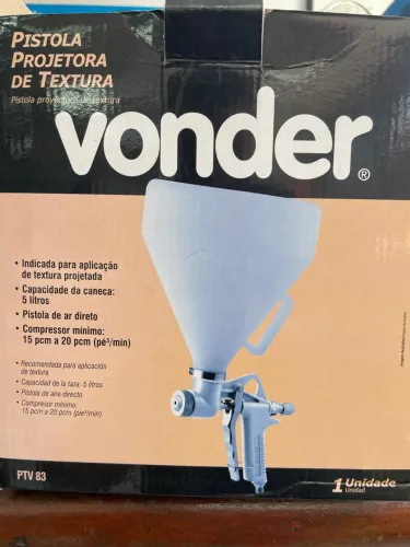 Pistola Projetora de Textura Ptv83 Vonder