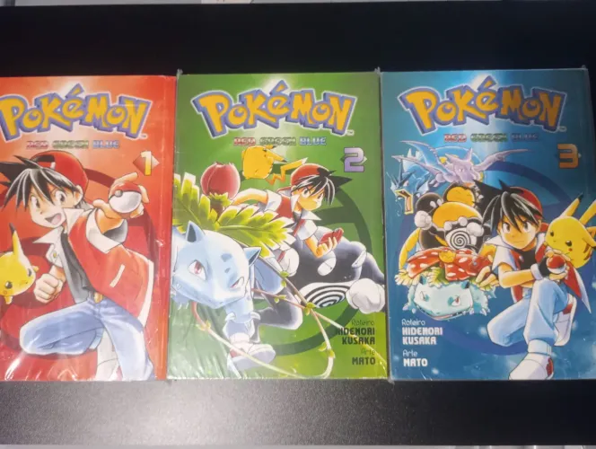 Mangá Pokémon Red Green Blue