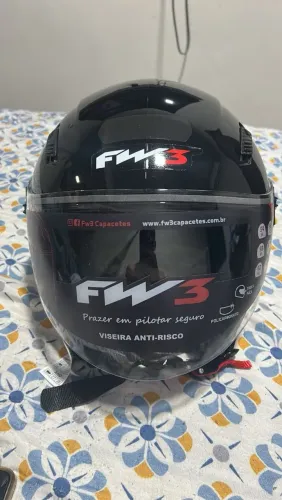 Capacete fw3 aberto 