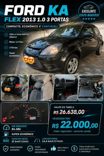Ford KA 1.0 8v/1.0 8V ST Flex 3P 2013