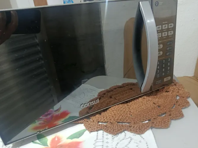 Microondas com defeito