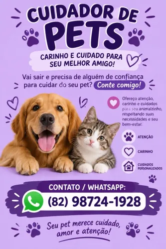 Cuidador Disponível!