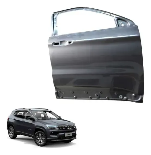 Porta Jeep Compass D. Direita 2023 A 2026 Dianteira Direita Cinza-escuro