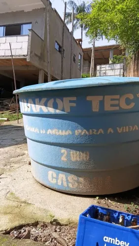Caixa d'água 2000 litros, BAKOF TEC