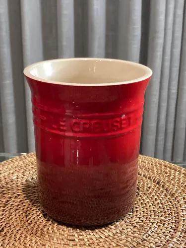 Porta-Utensílios Le Creuset Vermelho 1,1L Original