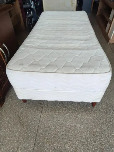 * ?CAMA BOX SOLTEIRO EM MOLAS CAMA MACIA ENTREGA GRÁTIS APROVEITEM TEMOS OUTRAS