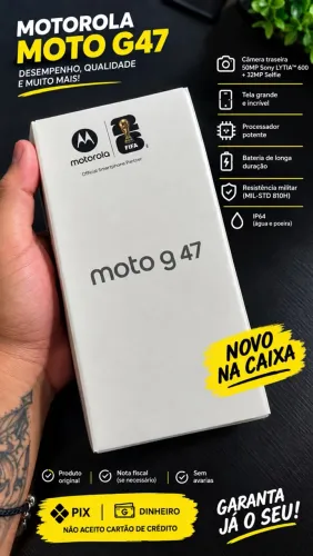 ? Motorola Moto G47 NOVO NA CAIXA por apenas R$ 1.100! ?
