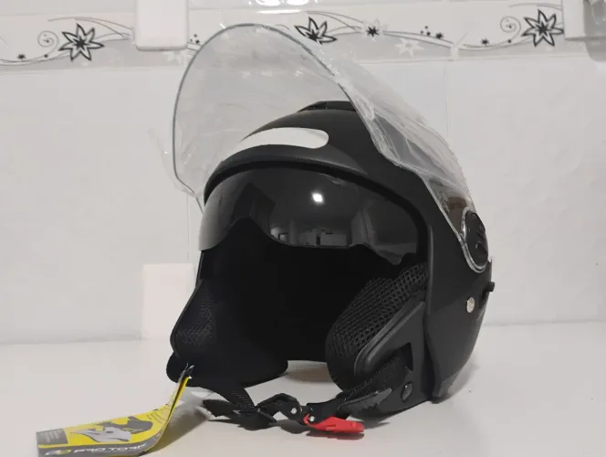 Capacete com óculos interno fumê Tam 58