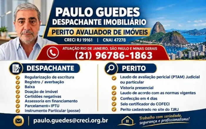 Despachante Imobiliário, o melhor do Rio! Confira!