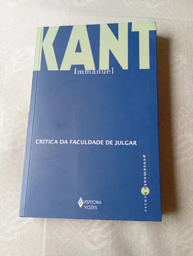 LIVRO KANT CRÍTICA DA FACULDADE DE JULGAR ED. VOZES