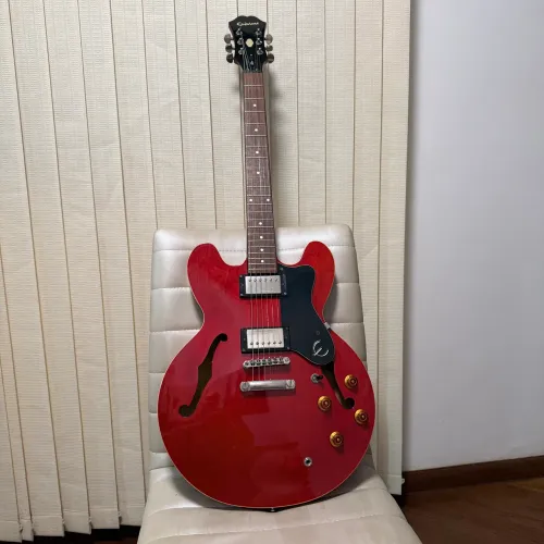 Guitarra Epiphone Dot Cherry - Gibson 335 - Linda!!! Muito som!!