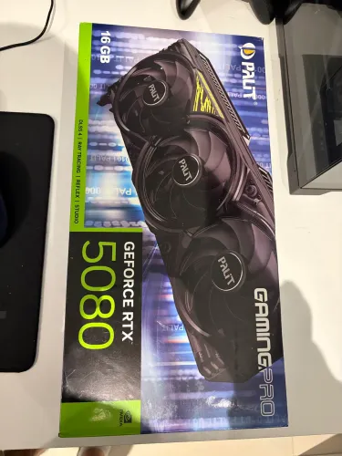 Placa de vídeo RTX 5080 16gb palit nova nota fiscal 