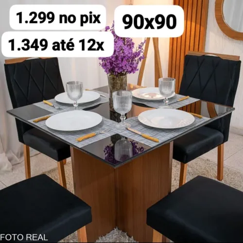 Mesa 4 lugares entrega grátis 