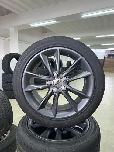 Rodas 17 originais audi com pneus 