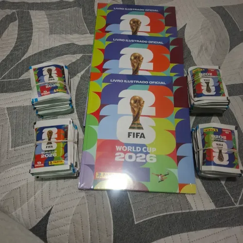 FIGURINHA DA COPA 100 ENVELOPES NO VALOR PROMOCIONAL DE 650 + ÁLBUM CAPA MOLE GRÁTIS 