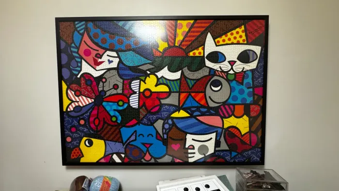 Quadro Quebra-Cabeça Romero Britto - 5.000 Peças 