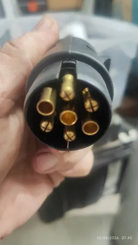 Tomada 7 pinos reboque auto