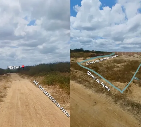 VENDO TERRENO OU TROCO POR MOTO