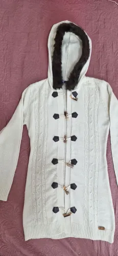 Sobretudo de tricot linha