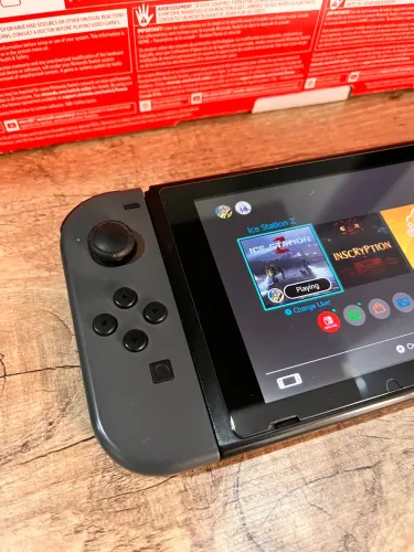 Nintendo switch desbloqueado 128gb caixa completo