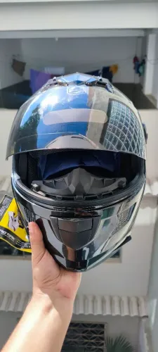 Capacete Stealth Preto Novo Tamanho 60