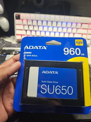 ssd adata 960gb (novo) aberto para teste
