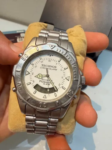 Relógio Technos Skydiver Anos 2000 Original - Caixa 40mm - Impecável