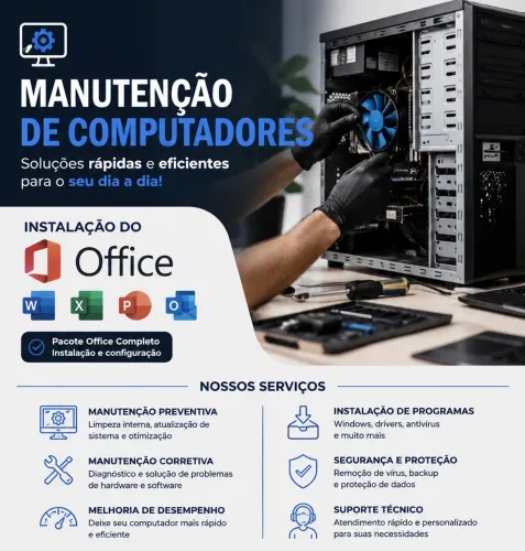 Manutenção de Computadores e Notebooks
