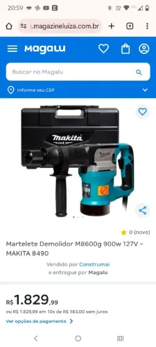 Martelete Demolidor Makita M8600