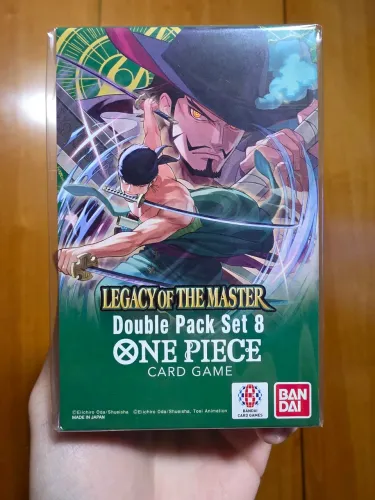 One Piece TCG Card Game Double Pack DP-08 Legacy Of The Master de OP-12 Lacrado