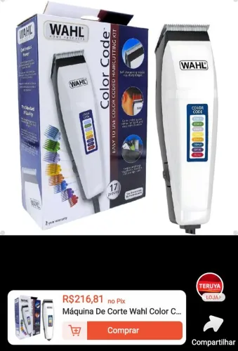 Máquina de cortar cabelo WAHL