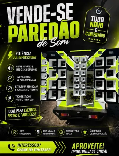 Vende-se paredão