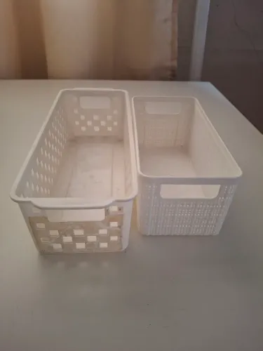 Vendo 2 Cesto Organizador Branco
