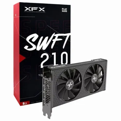Placa de Vídeo XFX Speedster SWFT 210 Radeon RX7600 8GB GDDR6 PCI-Express - Lacrado na cai