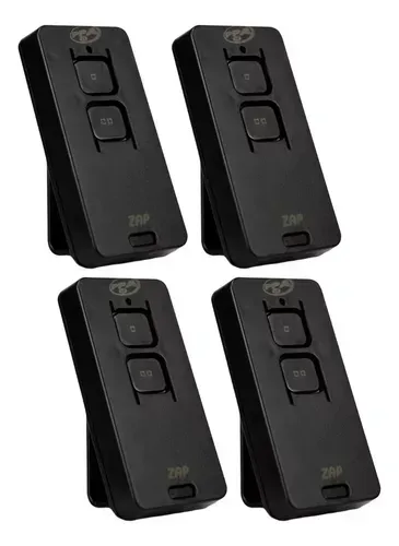 kit 03 controle jfl securi 433.92mhz +suporte bateria.