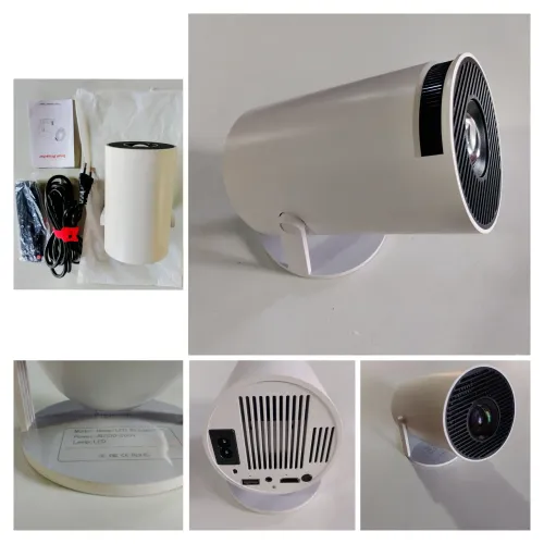 Projetor Portátil HY300, Wifi, Bluetooth 5.0, C/ Controle Remoto