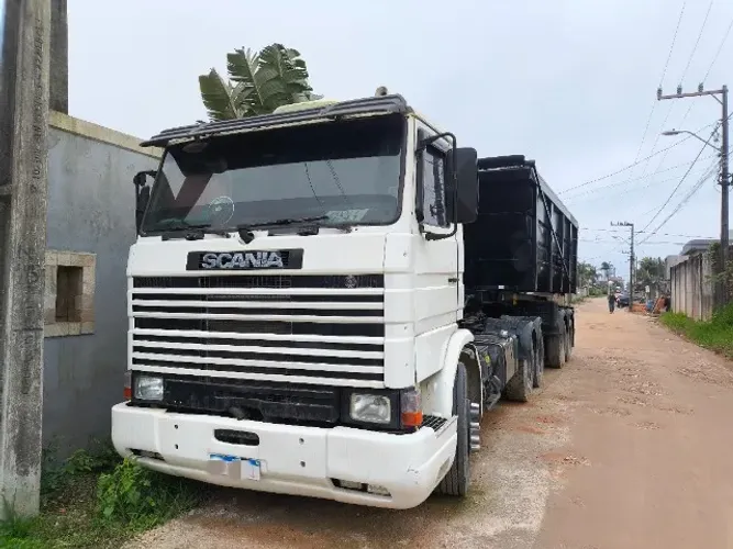 Scania 360 traçada 6x4 caçamba