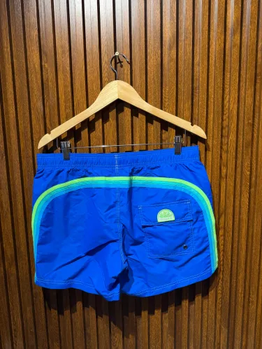 Short Sundek Azul Elástico