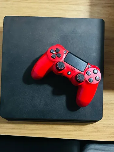 PS4 + 1 Controle + 6 Jogos (Aceito Troca por Computador/Simples)