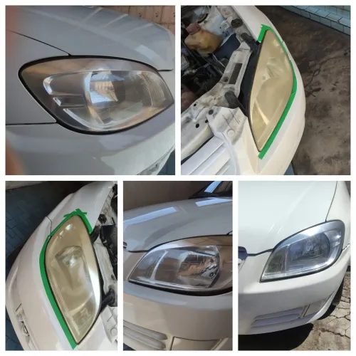 Vitrificacao de farol e lanternas