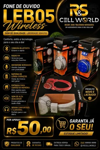 Fone Headset Bluetooth.