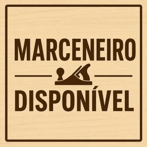 Marceneiro disponível por comissão