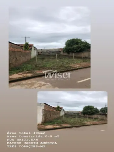 Terreno localizado em um bairro residencial muito tranquilo, em Três Corações
