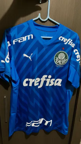 Camisa do Palmeiras goleiro com patrocínios