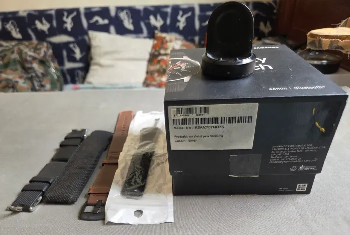 Carregador Samsung Galaxy Watch com caixa